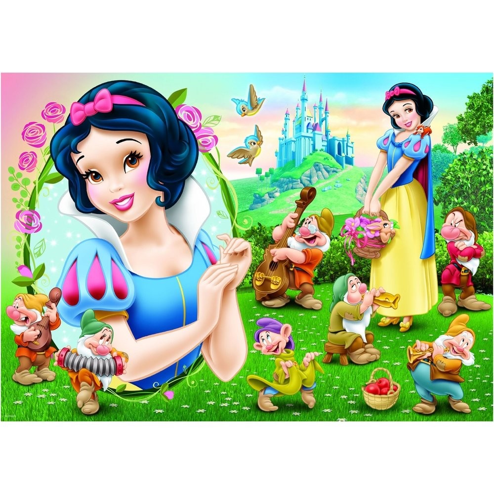 Disney: Trefl · Puzzle 200 - Disney Princess - Happy World Of Princesses  (MERCH)