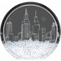 PopSockets PopGrip Gen.2, tidepool Snowglobe Cityscape, veľkomesto v tekutine so snehom