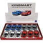 Auto Kinsmart 2024 Ford Mustang Dark Horse 1:38 kov/plast 12,5 cm 4 farby na spätné nat.