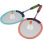 Súprava badminton 2 pálky/látka 60cm 2 ks loptička/košíček