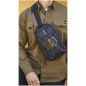 Čierna crossbody taška CAT Tech United