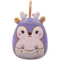 SQUISHMALLOWS Vianočná ozdoba Sob s trblietavými parohmi - Jaida, 10 cm