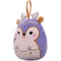 SQUISHMALLOWS Vianočná ozdoba Sob s trblietavými parohmi - Jaida, 10 cm