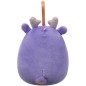 SQUISHMALLOWS Vianočná ozdoba Sob s trblietavými parohmi - Jaida, 10 cm