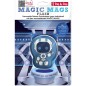 Blikajúci obrázok Magic Mags Flash Robot Nino, Step by Step GRADE, SPACE, CLOUD, 2IN1 a KID