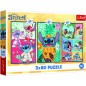 Puzzle 3x80 Lilo&Stitch - Stitchov svet