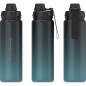 Fľaša na pitie z nehrdzavejúcej ocele coocazoo 0,7 l, Gradient Teal