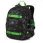 Študentský batoh Grafitti green VIKI 26041