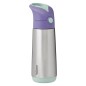 Termoska na pitie so slamkou 500 ml - lilac pop
