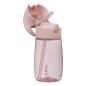 Fľaša na pitie so slamkou Junior 380 ml - blush crush