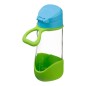 Sport fľaša na pitie 450 ml – modrá/zelená