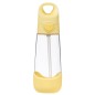 Fľaša na pitie so slamkou 600 ml - lemon twist