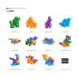 PIXIO magnetická stavebnica – Mini Dinos – 80 ks