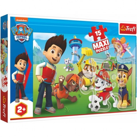 Puzzle MAXI Paw Patrol / Tlapková patrola 15 dielikov