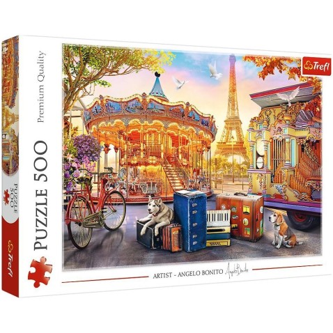 Trefl Puzzle Prázdniny v Paríži 500 dielikov