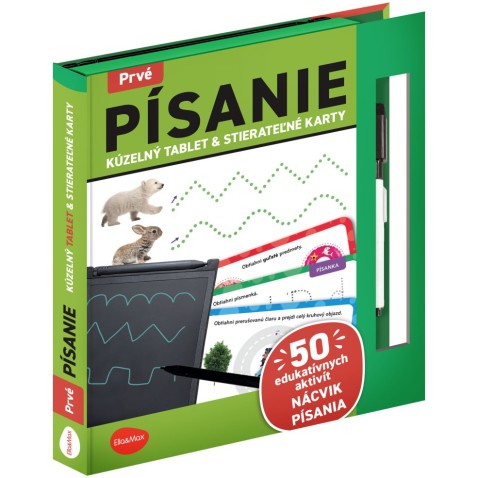 Kúzelný tablet & stierateľné karty – Prvé PÍSANIE