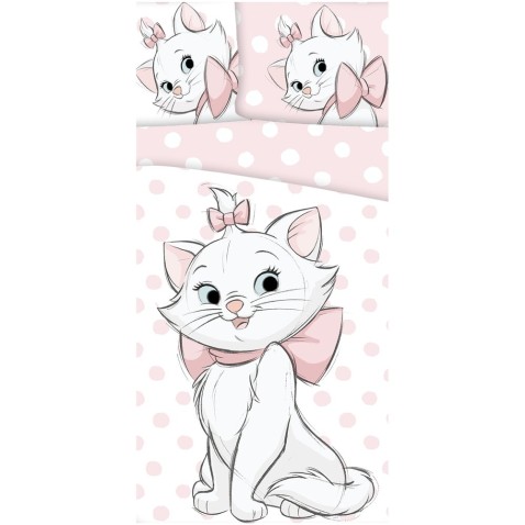 Disney obliečky do postieľky Marie Cat Dots 03 baby