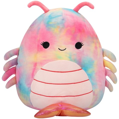 SQUISHMALLOWS Dúhová krevetka - Candis, 30 cm