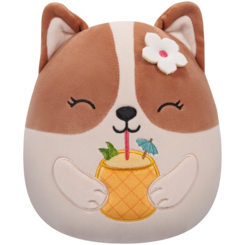 SQUISHMALLOWS Corgi s drinkom - Regina