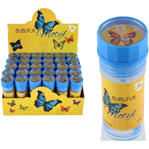 Bublifuk Motýľ 50ml 11cm mix druhov