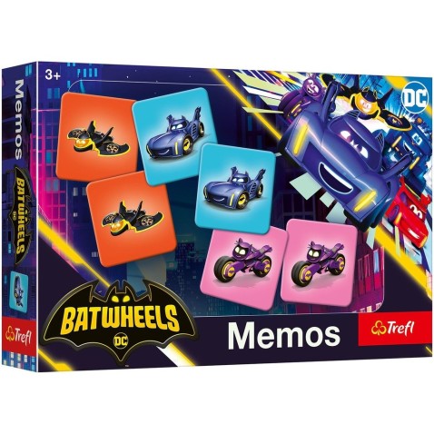 Pexeso papierové Batmanov vozový park/Batwheels 30 kusov