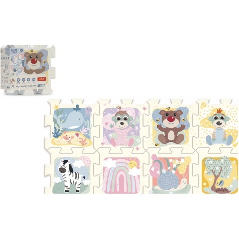 Penové puzzle Babies and the Bear 8ks 0m+