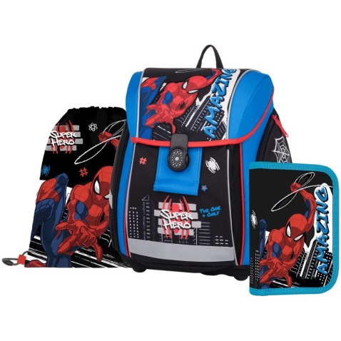 Aktovka Oxybag PREMIUM LIGHT Spiderman, 3dielny set