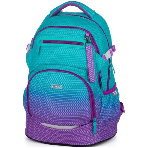 Školský batoh OXY Ombre Blue - pink