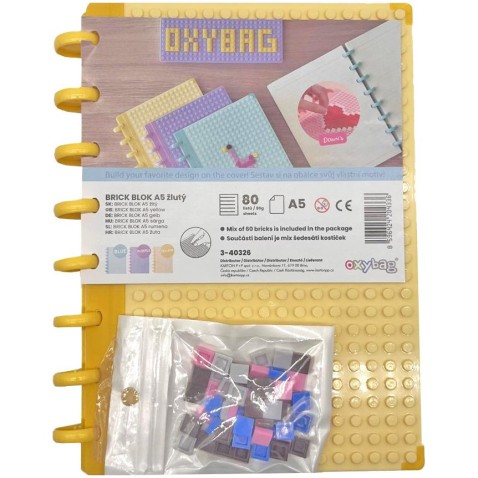 Blok A5 Brick blok žltý