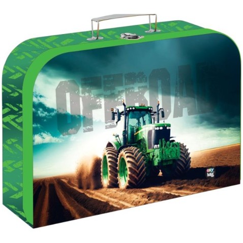 Detský kufrík 34 cm traktor