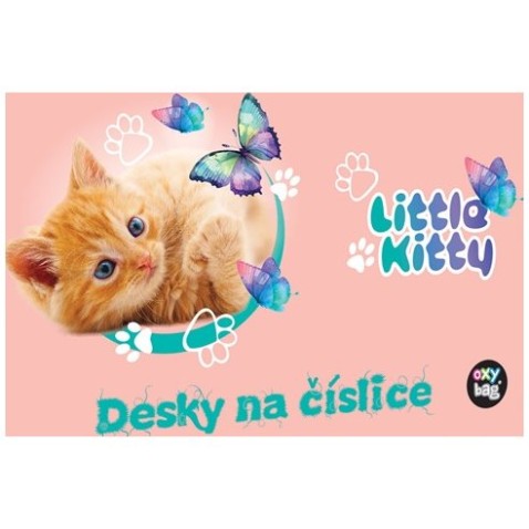 Školské dosky na čísla Oxybag Mačka
