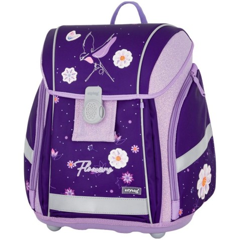 Školská aktovka Oxybag PREMIUM LIGHT Flowers