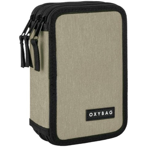 Trojposchodový peračník Oxybag UNICOLOR Mocca