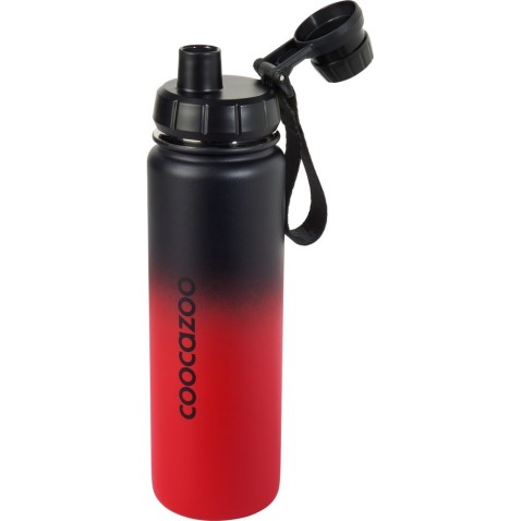 Fľaša na pitie z nehrdzavejúcej ocele coocazoo 0,7 l, Gradient Red