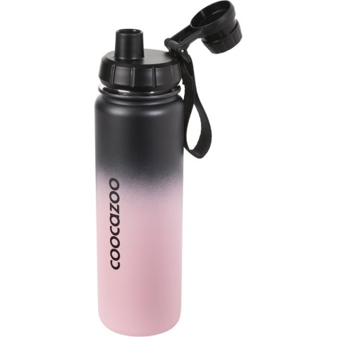 Fľaša na pitie z nehrdzavejúcej ocele coocazoo 0,7 l, Gradient Rose
