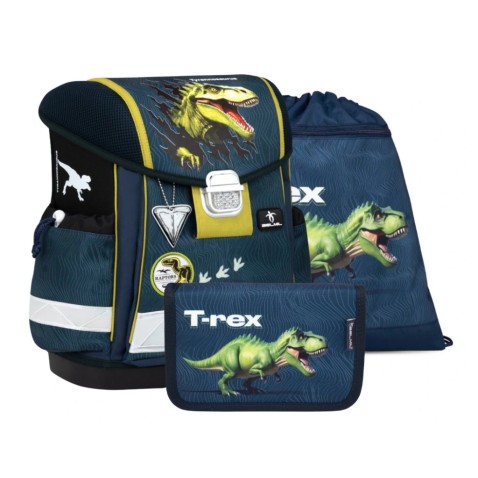 Školská aktovka Belmil 403-13 King Dino - 3-dielny set