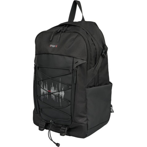 Študentský batoh Stil Baggo Flex Heartbeat Black