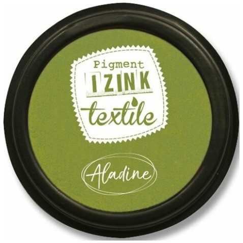 Pečiatkovací vankúšik Izink Textile zelená