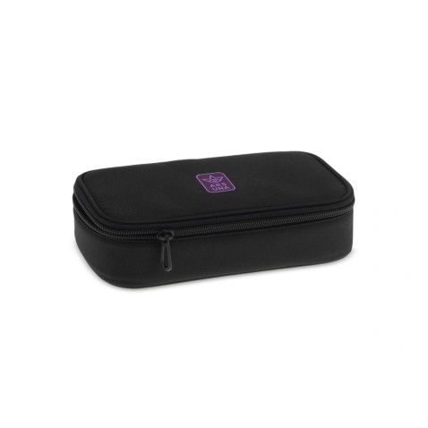 Študentský peračník ArsUna Cordura Black-Violet teen