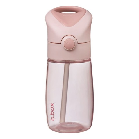Fľaša na pitie so slamkou Junior 380 ml - blush crush