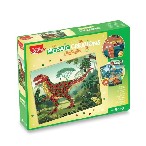Súprava Maped Creativ Mosaic Creations – Dinosaury