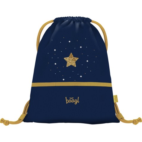 Vrecko na prezuvky BAAGL Unicorn Gold