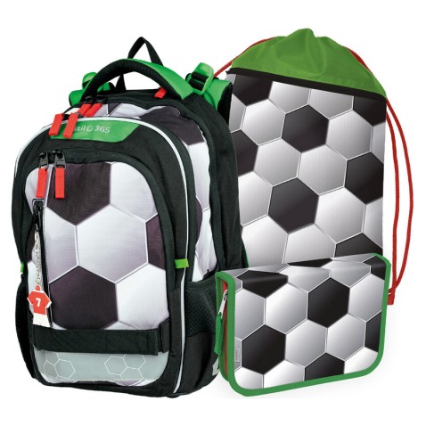 Školská taška pre prvákov Stil Junior Soccer set
