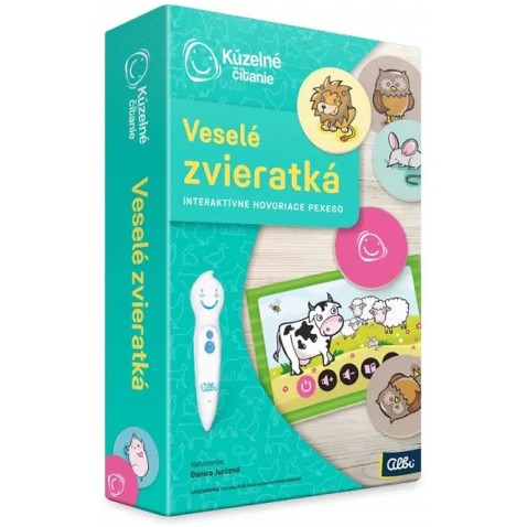 Kúzelné čítanie - Hra pexeso - Veselé zvieratká