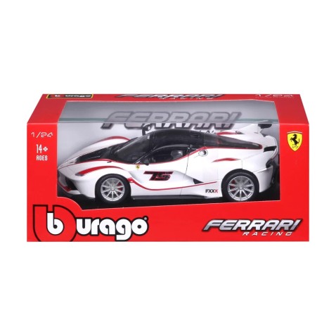 Bburago - RACING, Ferrari FXX K, biela, 1:24