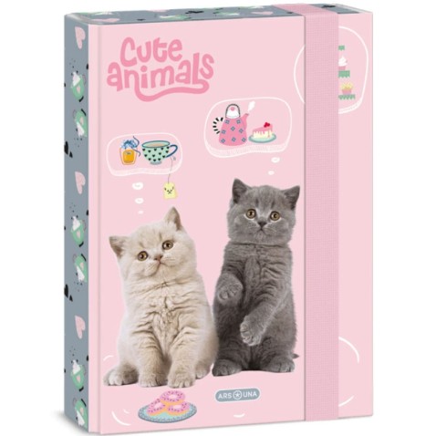 Box na zošity A5 Ars Una Cute Animals - Tea Party