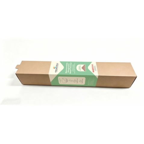 Cleverclixx – Magnetická nástenná fólia Mocha Cream, 95 × 75 cm
