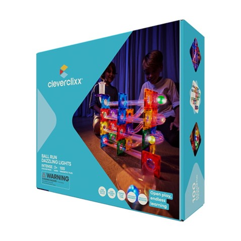Cleverclixx – Guľôčková dráha Dazzling Lights Pack Intense – 100 ks