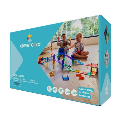 Cleverclixx – Magnetická pretekárska dráha Intense – 65 ks