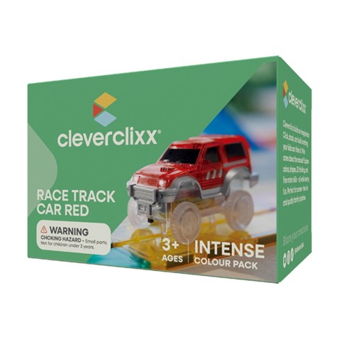 Cleverclixx – Magnetická pretekárska dráha – Autíčko červené – 1 kus